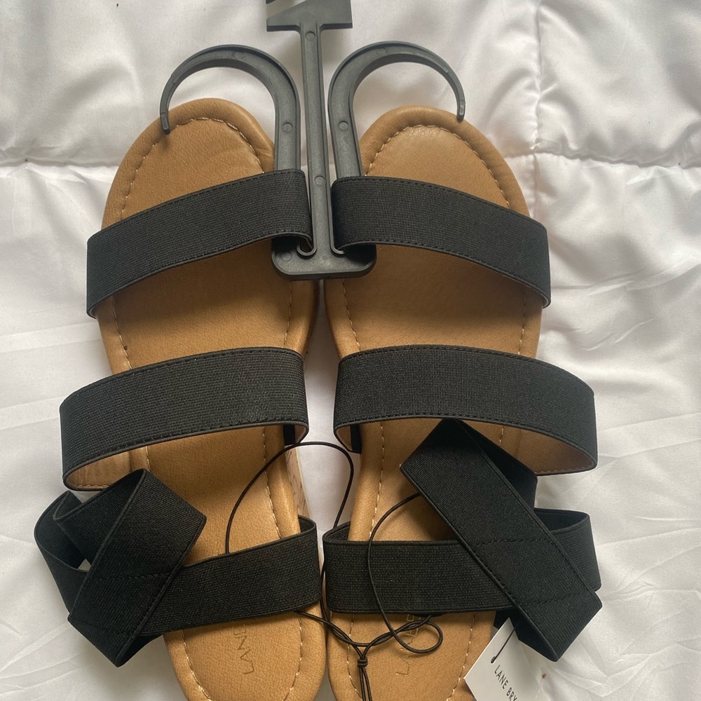 Lane Bryant stretch strappy sandal